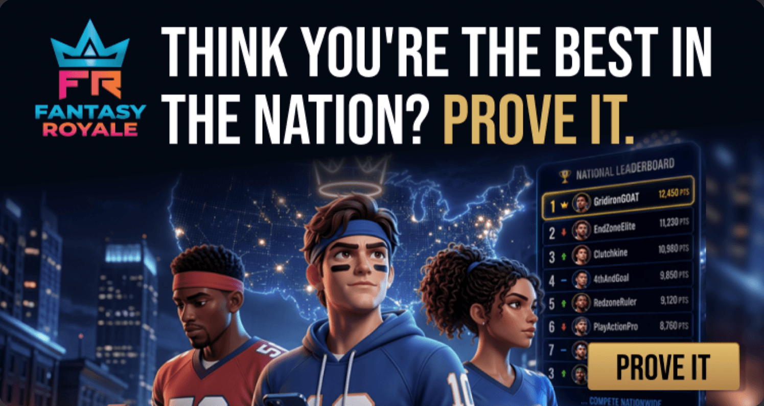 Fantasy Royale — Think you're the best in the nation? Prove it. Compete against players across the country.